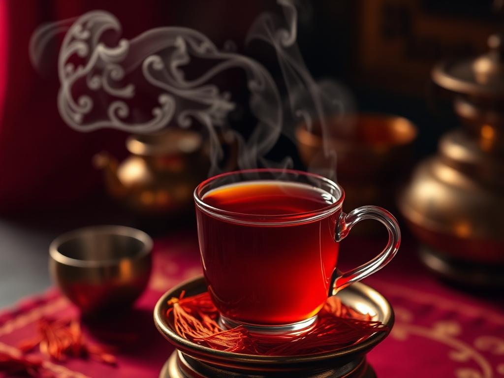 Traditional Kashmiri Kehwa